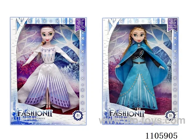 11.5 "Snow Princess doll window box