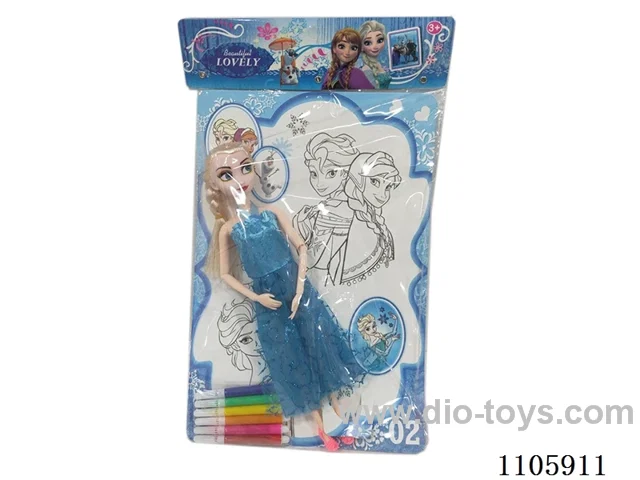 11-inch nine-joint Snow Princess Barbie doll with PVC card head bag