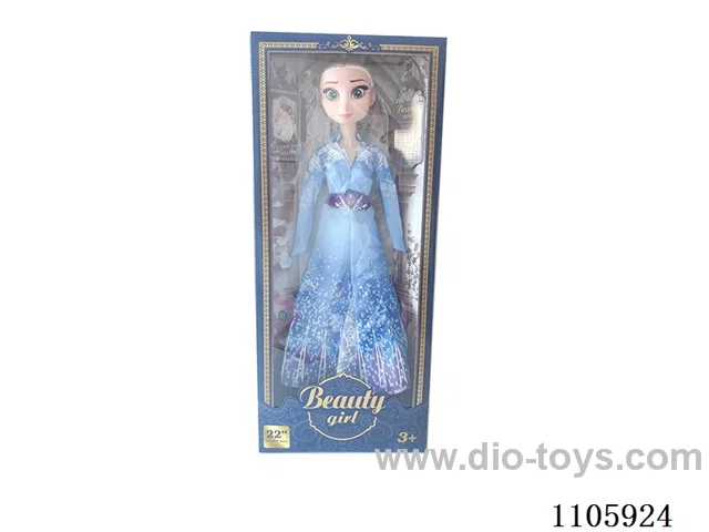 22 inch snow princess doll window box