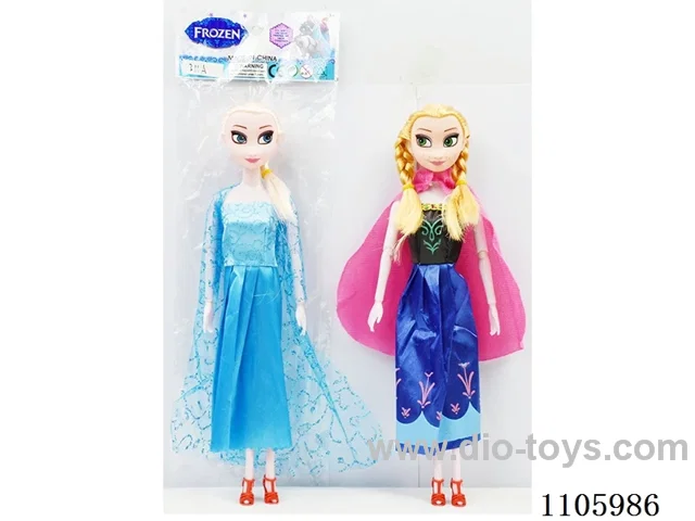 11.5 "9 joint Ice and Snow Barbie opp bag
