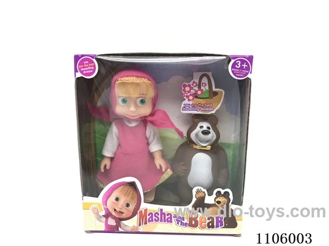 Part 2 6-inch empty Martha with vinyl bear with flower tree card