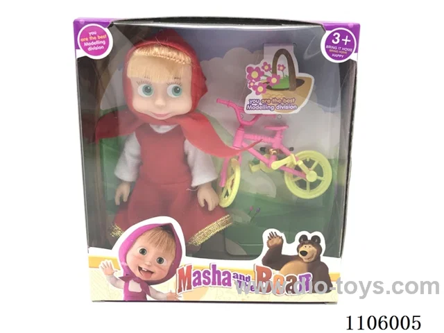 Part Two 6-inch empty Martha with bike and flower tree card