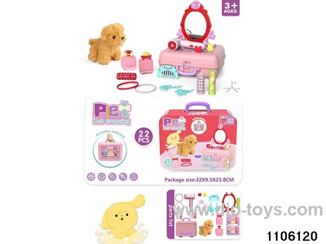 Plush Pet Grooming Shop Series in paper card