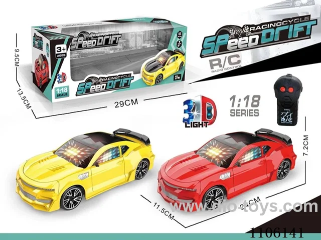 1：18 2ch rc car with light