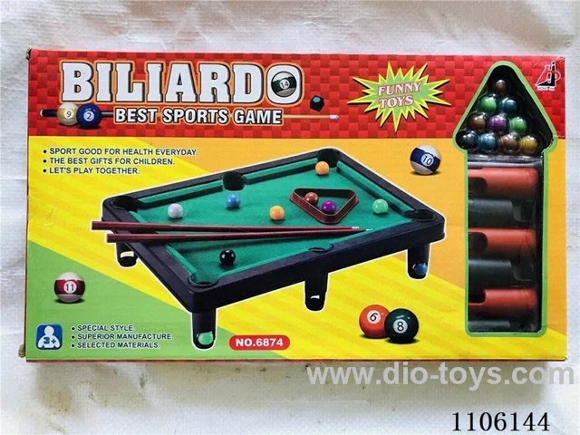 Solid billiard set