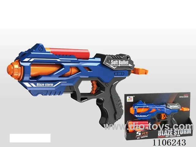 Soft gun (5 large bullets)