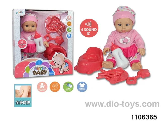 14 inch doll with ic in window box