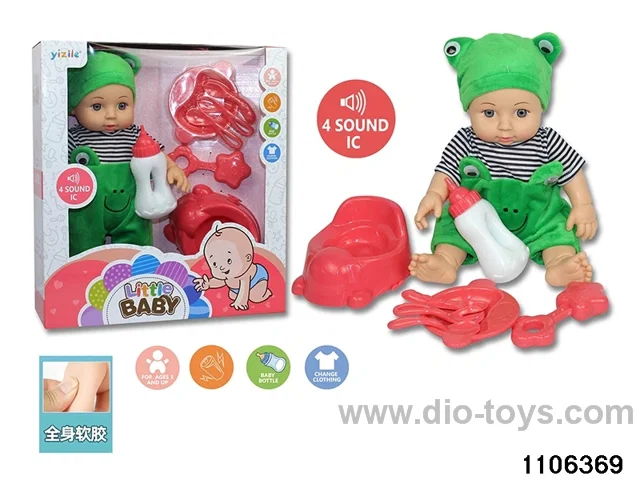 14 inch doll with ic in window box