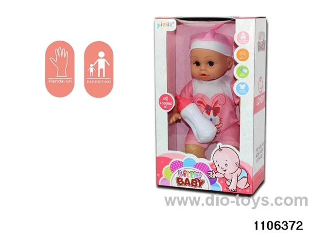 14 inch doll with ic in window box