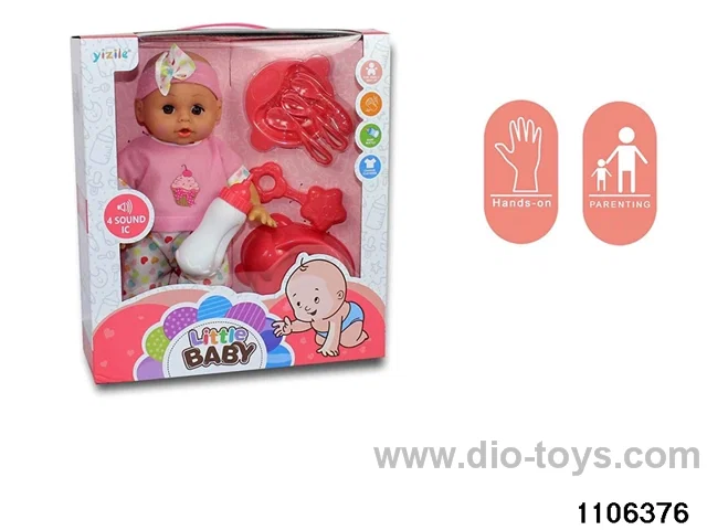 14 inch doll with ic in window box