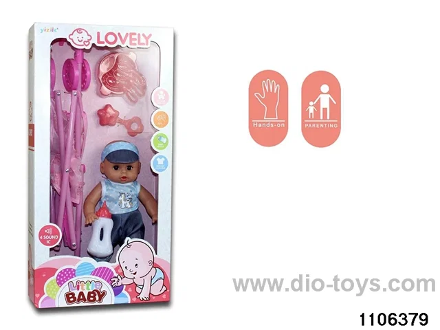 14 inch doll with ic in window box
