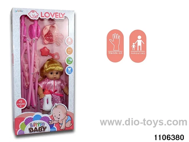 14 inch doll with ic in window box