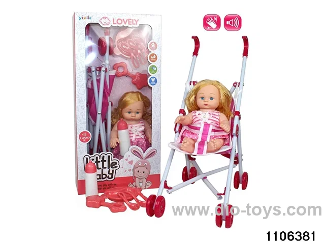 10 inch doll with 4 IC included battery