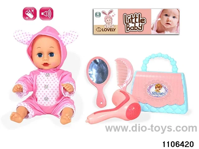 12 inch doll in PVC bag