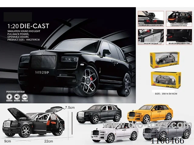 1：20 pull back alloy car W L/M