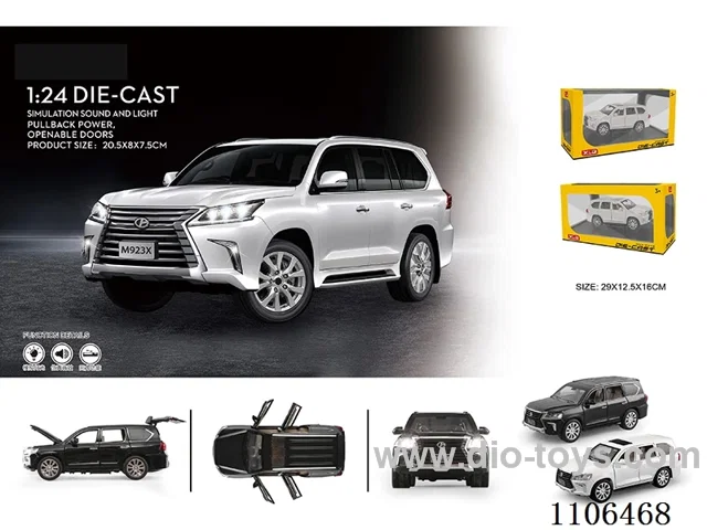 1:24 pull back alloy car W L/M