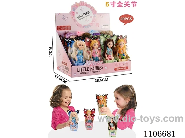 5 inch Live hand and foot small Kelly doll (4 mixed,20 pieces)