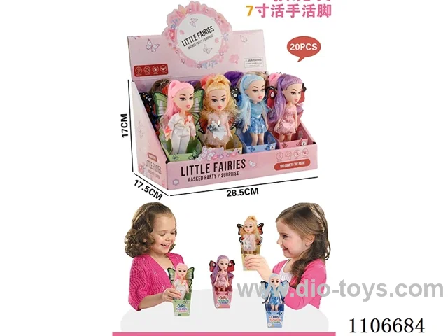 7 "Bratz doll (4 mixed,20 pieces)
