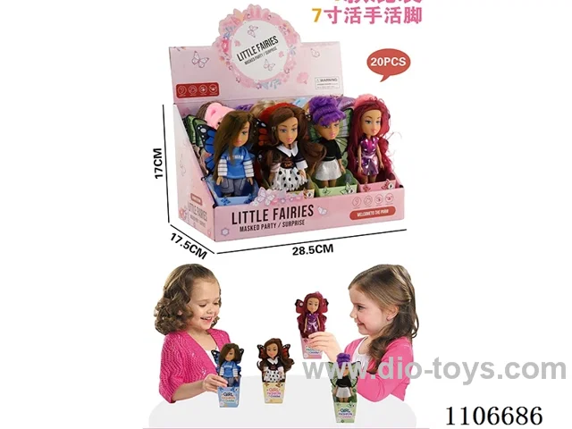 7 "Bratz doll (4 mixed,20 pieces)