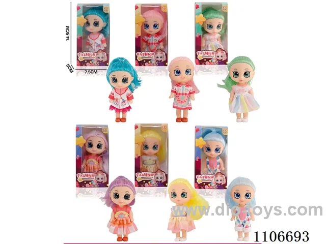 5 "Walking Hands and Feet Kendi Doll (6 mixed)