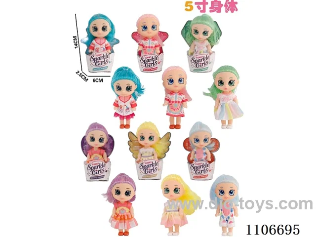 5 "Walking Hands and Feet Kendi Doll (6 mixed)