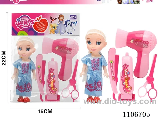 Princess + hair cutting tools