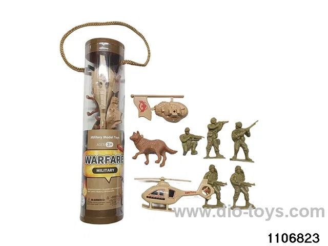 Military suits in PVC Tin