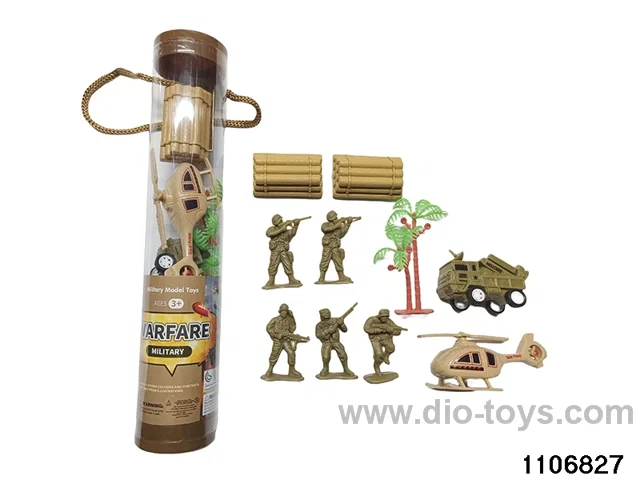 Military suits in PVC Tin