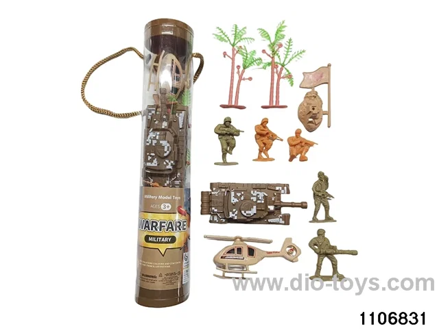 Military suits in PVC Tin