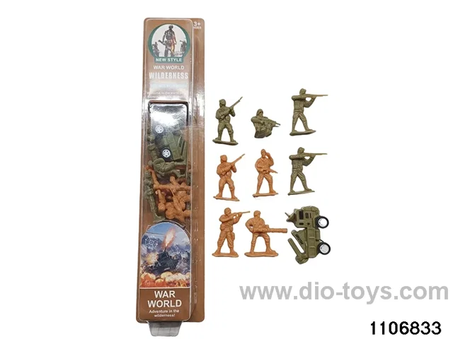 Military suits in Blister with insert