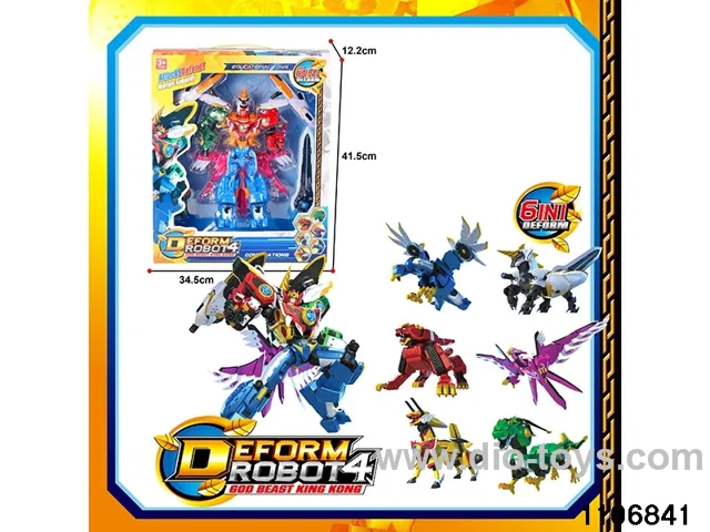 6-in-1 Transformers in color box