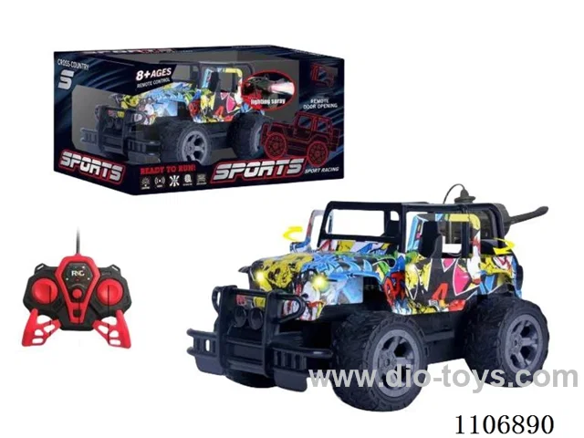 rc car with spray