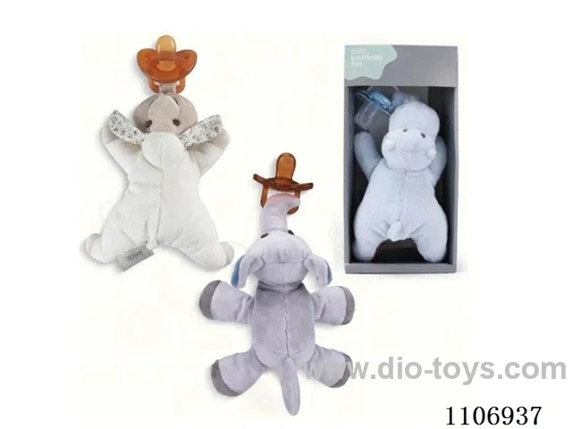 Soothing Plush Doll (silicone pacifier)