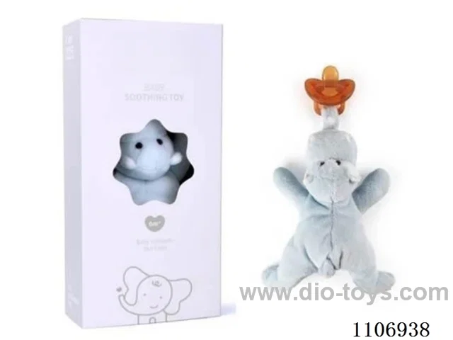 Hippo soothes stuffed animal