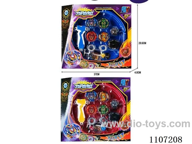 Burst gyro + small launcher + double ruler launcher + handle + large gyro disk