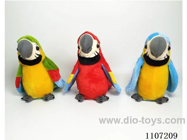 Recording parrots children's electric plush toy 22CM