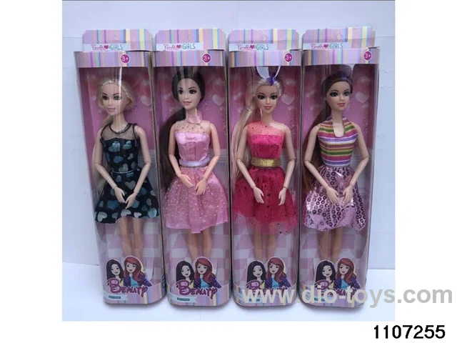 11 inch 9 joint Barbie in window box