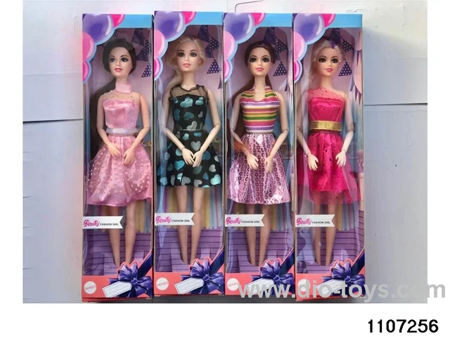 11 inch 9 joint Barbie in window box