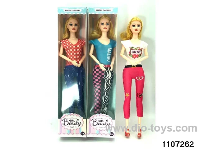 11 inch 9 joint Barbie in window box