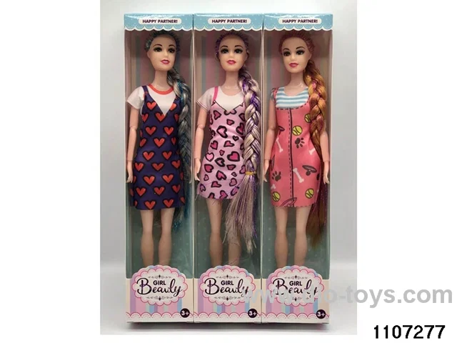 11 inch 9 joint Barbie in window box