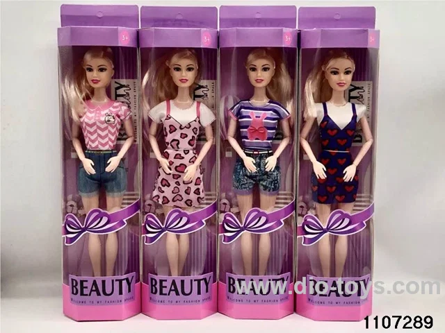 11 inch 9 joint Barbie in window box
