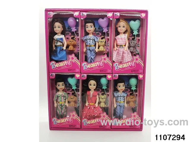 5 inch Barbie doll in display box