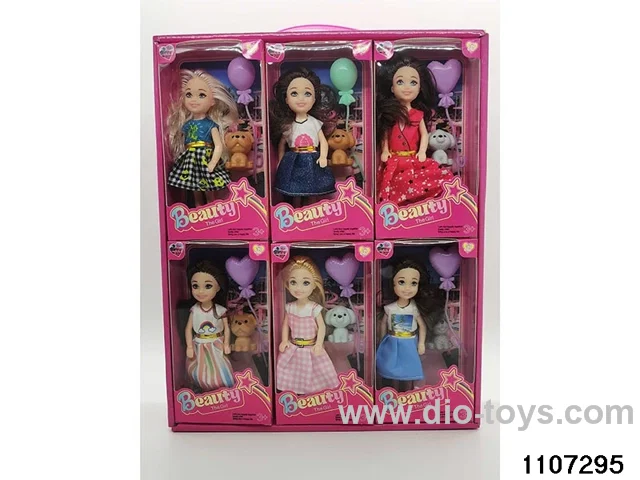 5 inch Barbie doll in display box