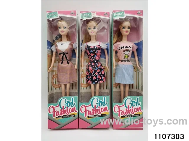 11.5 inch Barbie doll in window box