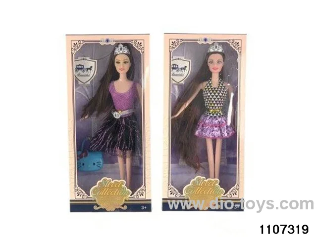 11 inch 6 joint Barbie in window box