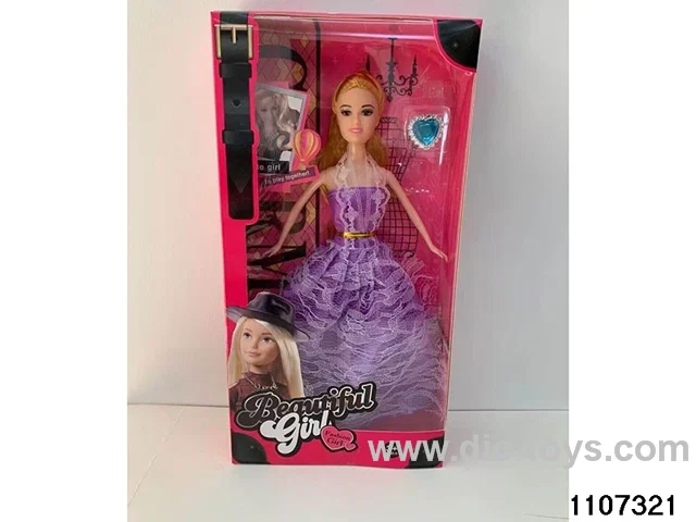 11 inch 5 joint Barbie in window box