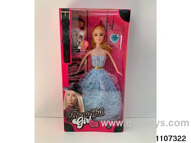 11 inch 5 joint Barbie in window box