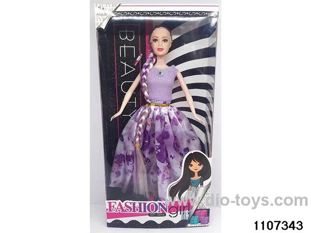 11.5 inch 5 joint Barbie in window box
