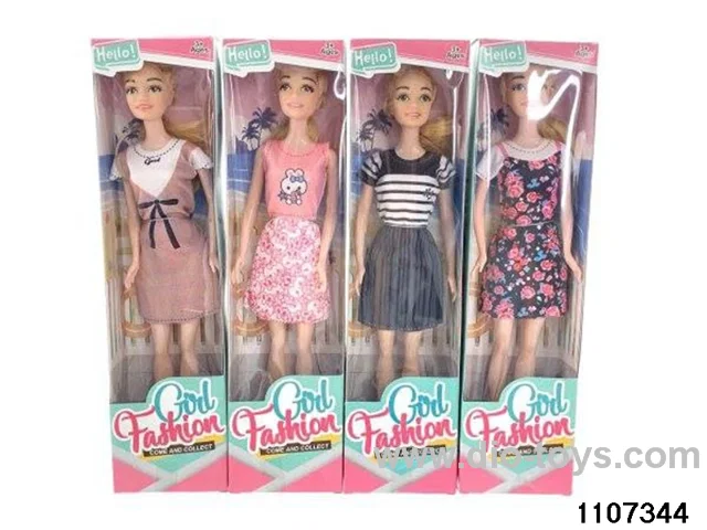 11 inch 6 joint Barbie in window box