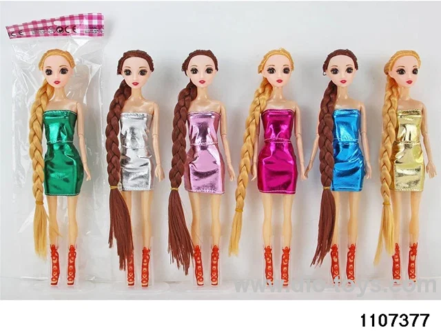 11.5 inch 30cm 9 joint Barbie in opp bag